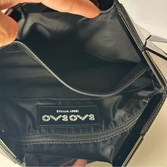 Issey Miyake Bao Bao Distortion Clutch Bag in Platinum Mix - Picture 10 of 11